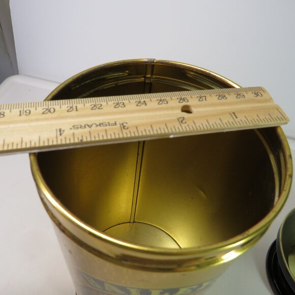 Bailey's Irish Milk Can Chun metal tin Farmhouse metallic gold black top - Picture 7 of 11